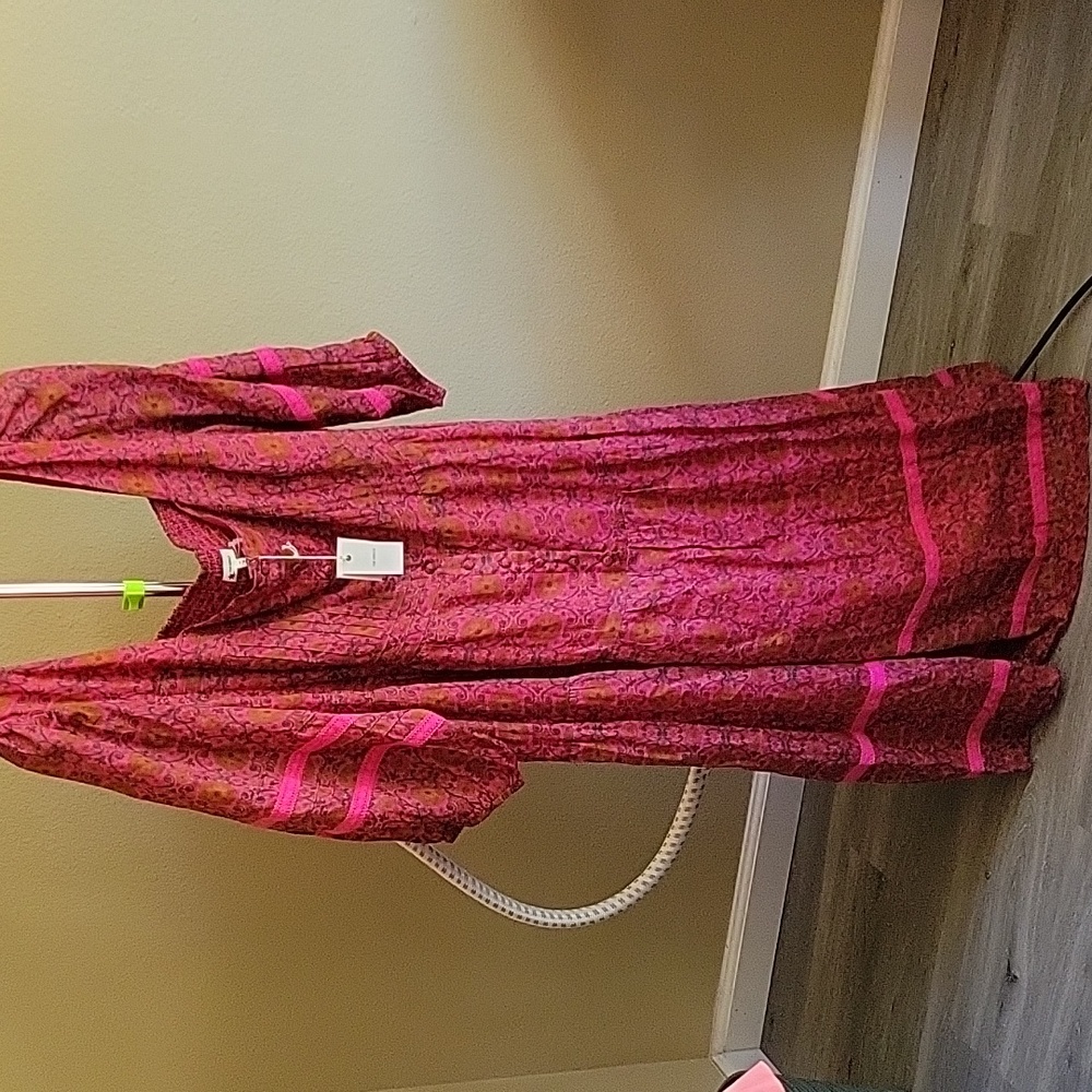 Floral Pink Maxi Dress